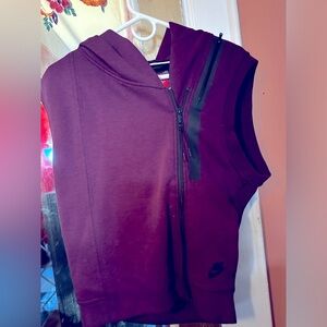 Purple Nike Fleece Hoodie